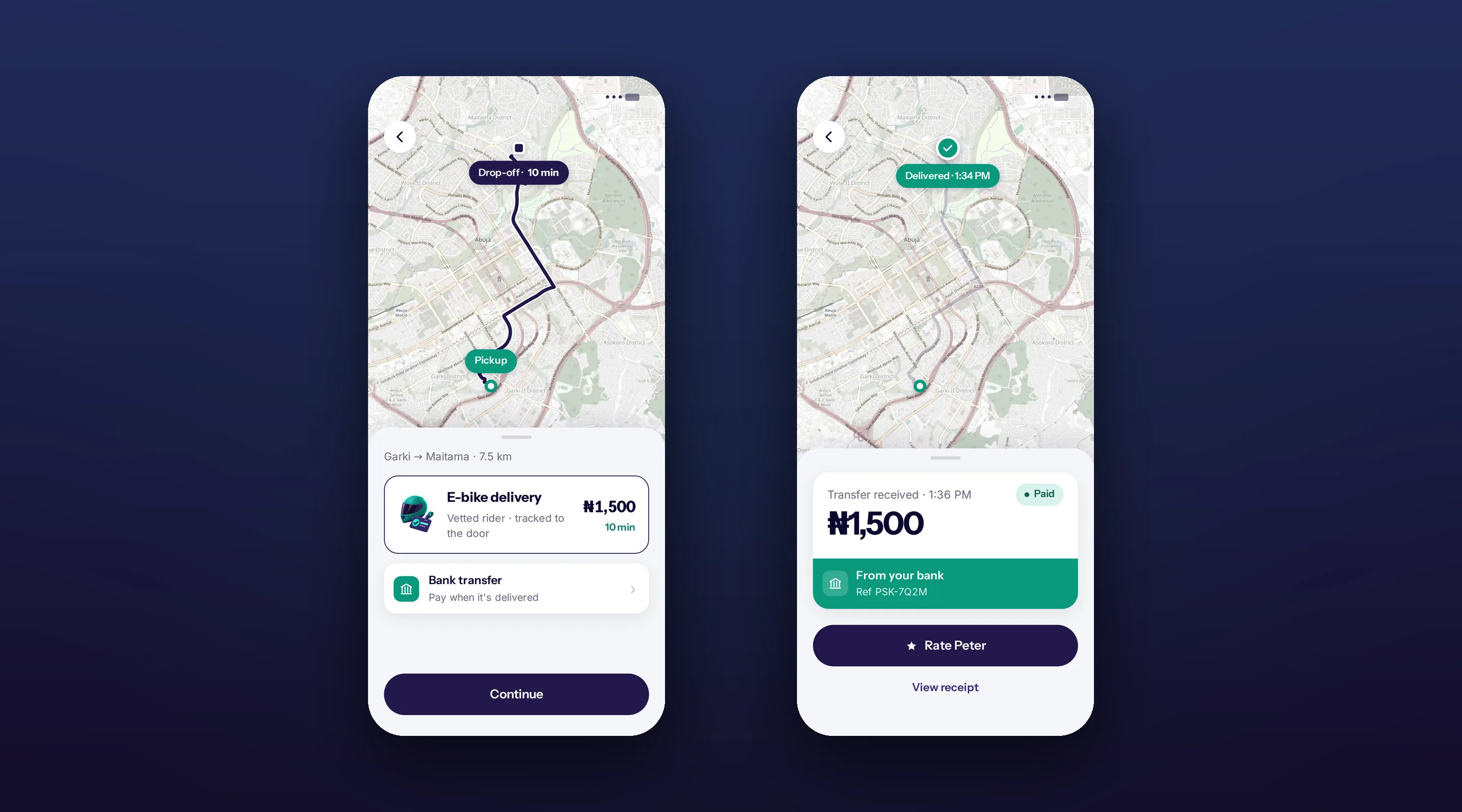 Fixed price before booking and the same price after delivery